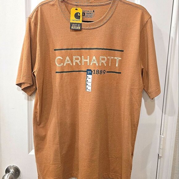 Carhartt Blue and Brown Short Sleeve Tee - Picture 3 of 4